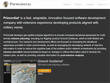 Tablet Screenshot of primordial.com